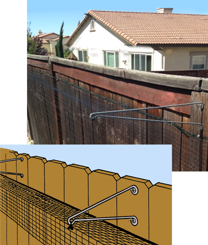 fencing to keep cats in