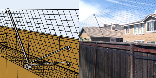Strato Barrier cat fence
